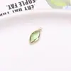 Ojo de Caballo borde de cobre cristal vidrio colgante accesorios para joyería diy conexión de doble colgante pendientes horquilla materiales de producción