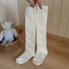 Ioulor Calcetines de Compresión para Pantorrilla Otoño e Invierno Calcetines Deportivos Universitarios Absorbentes de Sudor Calcetines sin Costuras que no se Caen Calcetines de Color Puro