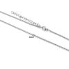 Acero Inoxidable Chapado al Vacío en Oro de 18K Cadena de Eslabones Torcidos Moderna Versátil Cadena de Caja Extensión Collar Joyería DIY Cadena Lisa
