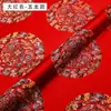 Tela de raso brocado imitación seda con lunares tela para cojín de muebles de caoba tela para cheongsam Hanfu traje Tang tela decorativa