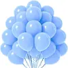 Balão de látex maciço de cor sólida, espesso, 20 e 10 polegadas, para decoração de festa de aniversário e casamento, transfronteiriço