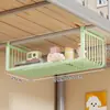 Cesta suspensa para beliche inferior de dormitório, prateleira de armazenamento sob a cama, prateleira de armazenamento extensível ao lado da cama, prateleira suspensa para mesa, item essencial para beliche inferior de dormitório