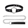 SM Fun Props Cute Cat Leather Collar Neck Strap Clavicle Chain Choker Produtos Sexuais Adultos Ferramenta de Tortura de Treinamento