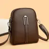 Bolso Transfronterizo para Mujer Bolso Pequeño 2025 Nuevo de Moda Verano Versátil Bolso para Teléfono Móvil Ligero Compacto Multicapa Bolso de Hombro Cruzado
