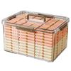 Caja de Almacenamiento de Plástico Engrosada de Gran Capacidad Caja de Almacenamiento para Artículos del Hogar con Tapa a Prueba de Polvo Libre de Formaldehído Resistente a la Carga Caja de Almacenamiento Fuerte