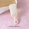 Peine mini lindo estilo Ins de colores dulces con espejo de maquillaje portátil, alto valor estético para niñas