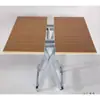 Suporte de Mesa Portátil Acessórios Suporte para Mesa de Jantar Doméstica Pernas de Mesa Simples de Metal Ferro Dobrável Mesa Quadrada Portátil Suporte para Pernas de Mesa