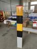 Columna de Advertencia Reflectante de PVC Señal de Advertencia de Fibra de Vidrio SMC Negro y Amarillo Señal Vial Nocturna Pila Señal de Advertencia Ferroviaria Roja y Blanca