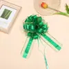 Navidad 70# Tamaño Grande Borde Dorado Tinta Flor de Bola 3D Regalos de Navidad Empaque de Flores Decoración de Coche de Boda Guirnalda