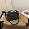 Bolsa Pequena com Padrão Trançado Retrô para Mulheres 2026 Nova Tendência de Moda Outono Bolsa de Mão Couro Macio Bolsa de Bolinho Bolsa Transversal Texturizada
