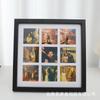 Portafotos de Nueve Cuadrículas Combinación de Pared para Fotos de Pareja Álbum de Fotos Personal Soporte de Exhibición Marco de Fotos Decorativo Nórdico Estilo Ins