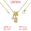 Colar Pingente Coração com Diamantes, Girassol, Mão do Diabo, Preservação de Cor Cobre Puro, Criativo e Fashion para Mulheres, Corrente de Clavícula Elegante