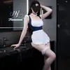 Lencería Sexy, Deseo Puro, Atuendo de Sirvienta Sexy, Uniforme, Atuendo de Sirvienta Seductor, No Necesita Quitarse, Pijama Seductor, Lencería Coqueta