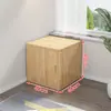 Gabinete de Madera Maciza para Ventana Saliente Gabinete de Almacenamiento Gabinete de Almacenamiento para Balcón Gabinete Bajo para Ventana de Dormitorio Se Puede Sentar en el Piso de Tatami Gabinete Largo