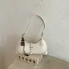 Bolso de mano de nicho de alta gama para mujer, nueva tendencia de moda, bolso vintage de media luna para debajo del brazo, bolso de hombro para el día a día