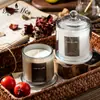 Cajas Personalizadas para Velas Aromáticas de Cera de Soja Hechas a Mano con Forma de Campana Dorada, con Opción de Añadir Logo, Regalo de Fragancia Festiva