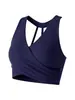 Top de Fitness de Verano sin Mangas para Mujer, Ropa Deportiva de Entrenamiento de Secado Rápido con Almohadillas en el Pecho, Espalda Descubierta en V Profunda, Chaleco de Yoga