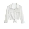 Estilo Garota Popular Cardigã Branco de Verão com Manga Longa e Xale Camisola, Peça Leve para Cobrir do Ar Condicionado para Mulheres, Levemente Transparente