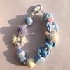 Peluche de Oso Pelo Largo Agujero Bolas de Pelo Hecho a Mano DIY Cadena para Teléfono Móvil Cadena Cruzada Bolso de Hombro Cadena Colgante Joyería Accesorios