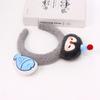 Diadema de Pingüino de Peluche Estilo Coreano para Mujer, Máscara de Maquillaje de Dibujos Animados Linda y Dulce de Ala Ancha, Diadema de Prensa para el Cabello, Diadema de Cabeza de Pez