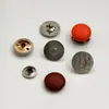 Hebillas magnéticas de tela personalizadas para bolsos y equipaje, procesamiento integrado de materiales entrantes, hebillas magnéticas de remache de cuero, cierres magnéticos invisibles fuertes fábrica