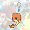 Llavero Serie Pikachu Transfronterizo Acrílico Plano 2D Colgante Espejo Retrovisor de Coche Mochila Estilo Europeo y Americano