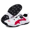Zapatos de golf para comercio exterior exportación mujer impermeables sin tacos antideslizantes transpirables zapatilla botón giratorio automático para hombre y mujer