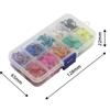 Caja de 300 piezas de clavos de dibujo recubiertos de plástico de colores para bricolaje, oficina, empresa, tablero de corcho creativo, archivo de fotos, juego de clavos fijos