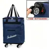 Bolsa de Viaje de Gran Capacidad, Bolsa Impermeable de Equipaje de Mano con Ruedas, Bolsa de Almacenamiento Mochila, Maleta con Ruedas Universales, Portátil Grande