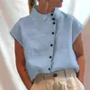 2026 Nuevo Producto Venta Caliente Transfronteriza Camisa Casual de Botones con Cuello Mao, Suministro Directo de Fábrica de Alta Calidad, Soporta Dropshipping