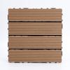 Piso de Plástico Madera para Jardín Exterior, Piso Autoadhesivo para Patio Exterior, Terraza Ecológica, Renovación de Piso, Tablas de Madera Anticorrosión para Hogar, Venta al por Mayor