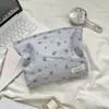 5792 Novo Estilo Fresco Xadrez Portátil Bolsa de Armazenamento para Cosméticos, Grande Capacidade Bolsa de Higiene Pessoal e para Retoques de Maquiagem de Viagem