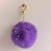Ponto 8cm imitação de coelho rex bola de pelo sintético pingente chaveiro DIY joias acessórios para bolsa pingente de bola de lã atacado