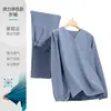 Suministro Directo de Fábrica Uniforme de Manga Larga para Lavado de Manos Bata para Personal Médico Uniforme de Lavado de Manos para Quirófano de Hospital Ropa de Trabajo Elástica Productos Transfronterizos