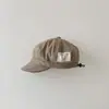 Chapéus de Bebê Coreanos para Outono e Primavera, Chapéus Octogonais Retrô com Proteção Solar, Boinas de Jovem (Newsboy) para Bebê, Boinas Infantis e Bonés de Basebol
