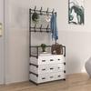 Zapatero sencillo multicapa para dormitorio, puerta de dormitorio, económico, a prueba de polvo, ahorra espacio.