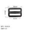 Hebilla de ajuste para niños con forma de día hebilla de presión de plástico con forma de día accesorio de cierre hebilla de mochila hebilla de bloqueo de hebilla de correa de hombro de nailon hebilla cuadrada