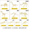 Modelo de Esqueleto de Dinosaurio Juguete de Excavación Arqueológica, Ensamblaje de Fósil de Dinosaurio Simulado, Herramientas de Excavación para Búsqueda del Tesoro Transfronteriza al por Mayor