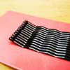 Clip de tarjeta de una palabra negro, pequeño clip de acero para estudio de peinado, clip de borde invisible, no se cae, flequillo de pintura, accesorios para la cabeza de la tarjeta del cabello