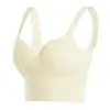 Ropa interior deportiva de una sola pieza sin aros ajuste yoga sueño fitness realce sexy chaleco largo sujetador mujer