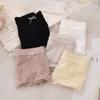 Panty Transparente de Encaje Sexy con Refuerzo Antibacteriano para Mujer, de Malla Fina para Verano, de Cintura Media