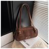 Bolso Boston Retro Francés Estilo Nuevo 2026 Transfronterizo para Mujer Bolso Versátil de Axila Bolso de Hombro para Viajes