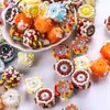 Cuentas creativas de aceite pesado, cuentas pintadas a mano, cuentas sueltas, cuentas hechas a mano para DIY, pulsera DIY, cadena para teléfono, accesorios colgantes para coche