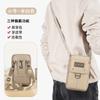 Riñonera de Cuero para Hombre, Bolsa de Cintura, Bolsa para Colgar del Cinturón para Trabajo al Aire Libre, Estilo Empresarial al por Mayor, Material de Cuero Genuino
