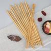 Hashis de flor carbonizada 24cm 20 pares 10 pares hashis de hotel restaurante restaurante de macarrão cabaça conjunto de talheres hashis de bambu