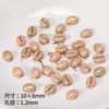 Grânulos de vidro tcheco imitação grãos de café diy pulseira feita à mão colar corrente de celular com contas acessórios material