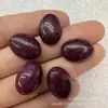 Anel de pedra natural ágata 13X18mm formato de ovo Pedra colorida oval pedra nua acessórios para joias DIY fábrica atacado