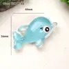 Accesorios de Resina DIY de Dibujos Animados, Pinzas para el Cabello de Criaturas Marinas Grandes, Fundas para Teléfono, Hebillas para Zapatos, Llaveros, Colgantes y Decoraciones
