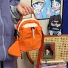 Bolsa ligera para botella de agua de exterior, cierre de cordón unisex, bolso de un solo hombro, para viajes casuales, senderismo, bolso cruzado, bolsillo para teléfono con bloques de color