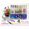 Caneta Flash caneta giz alto brilho caneta para diário pessoal caneta fluorescente 12 cores 24 cores 36 Cores conjunto estudantil caneta gel colorida atacado